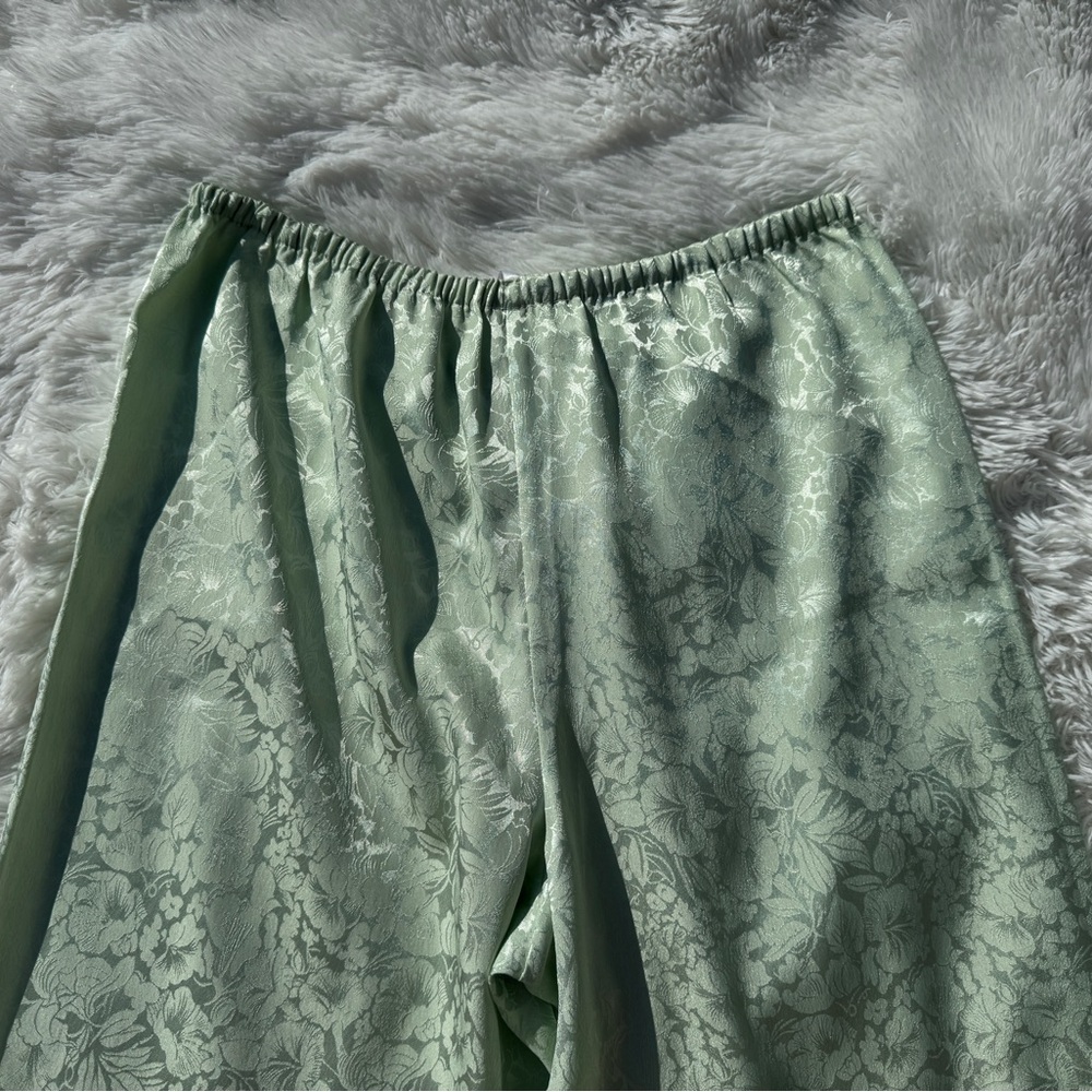 Vintage satin pajama pants - Picture 4 of 7